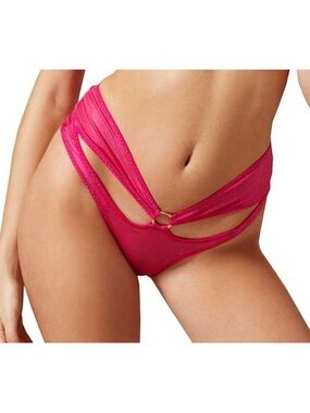 NWT Agent Provocateur Bar Big brief pink Size 3/M
